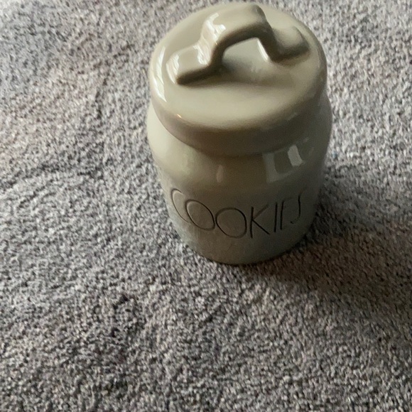 Rae Dunn Cookies Gray Canister